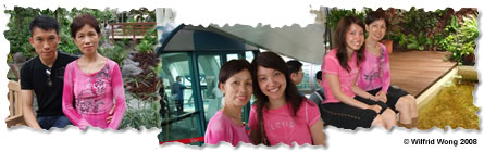 My mother, Cynthia, and I at the Singapore Flyer