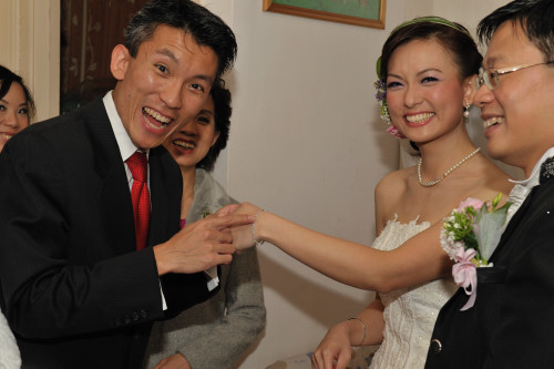 My Happy Face at my Sister's Tea Ceremony