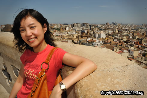 At the Bell Tower of the Cathedral of Valencia