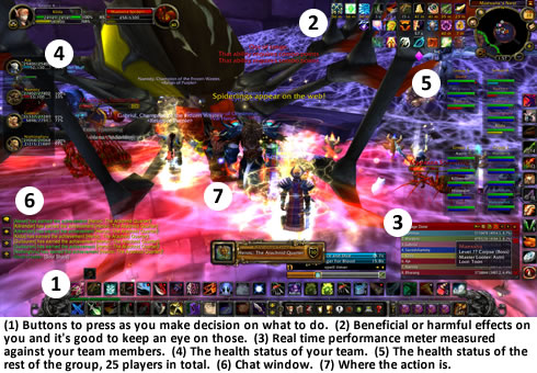 A typical WoW screenshot in action